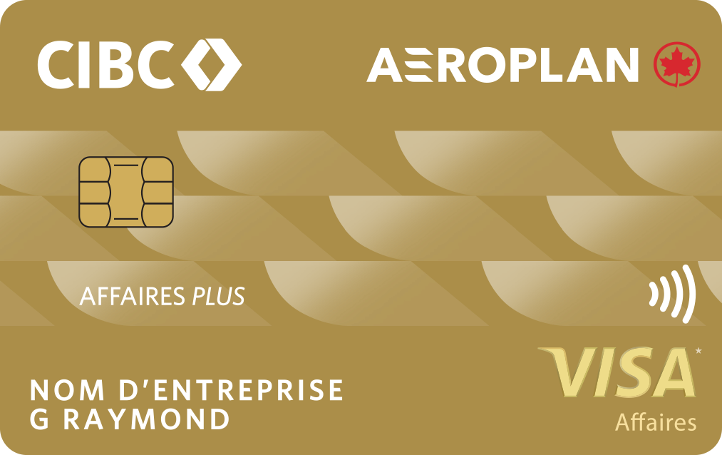 Carte Affaires Plus CIBC Visa* Aéroplanᴹᴰ