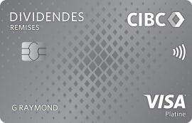 Carte Dividendes PlatineMD CIBC Visa*